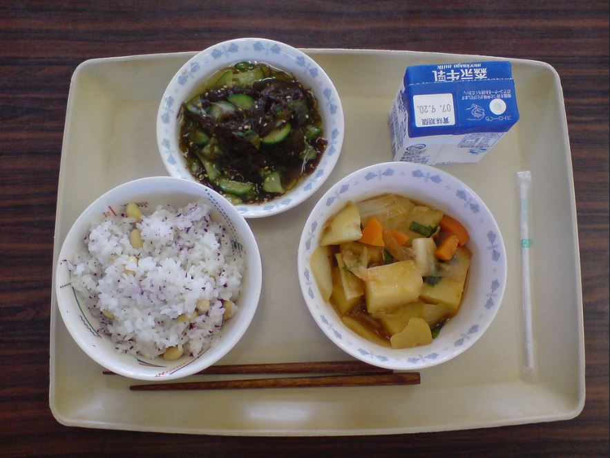 School Lunch at a New School.JPG